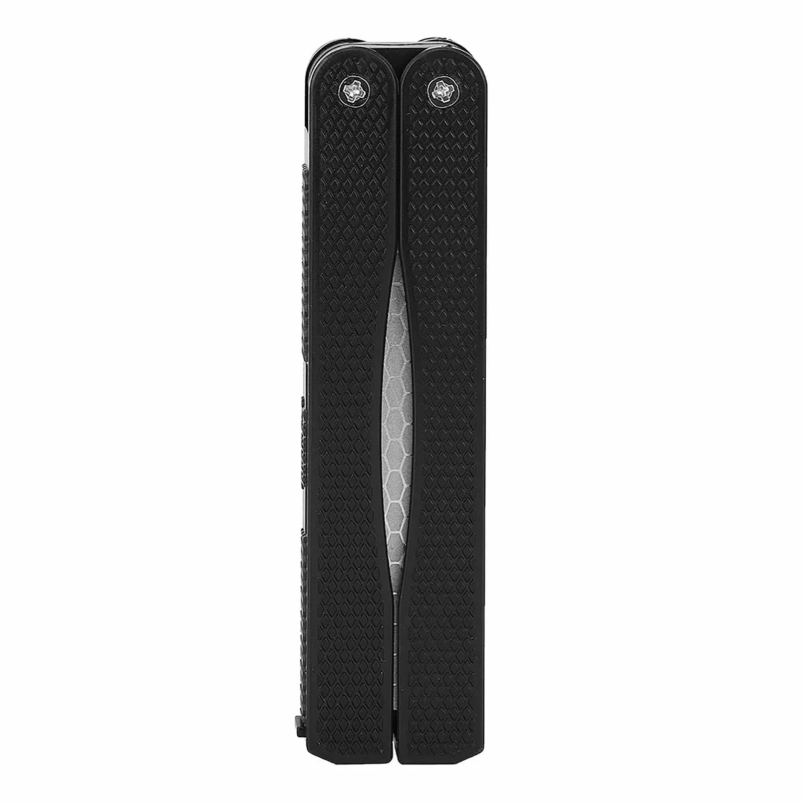 Точилка двостороння складана портативна 10,2 см Чорна, фото №6