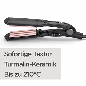 Плойка-гофре Babyliss керамико-турмалиновая 120°C-210°C synthetic.ua - Фото 1