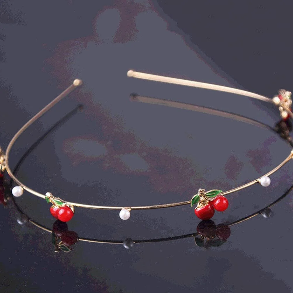 Обруч Вишня AMOSFUN Елегантний Аксесуар для Вечірки на День народження, фото №6