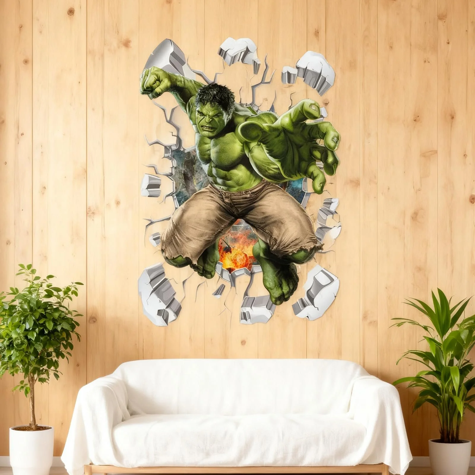 Наклейка на стіну Hullk 3D Аніме Постер 40 x 60 см, фото №7 Наклейка на стіну Hullk 3D Аніме Постер 40 x 60 см, фото №7