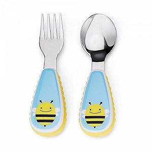 Skip Hop Zoo Столовые приборы ложка и вилка Пчелка Bee Utensil Set Skip Hop Zoo Столовые приборы ложка и вилка Пчелка Bee Utensil Set