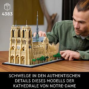 LEGO Architecture Нотр-Дам-де-Пари Модель Собора Характеристики Цвет synthetic.ua - Фото 1