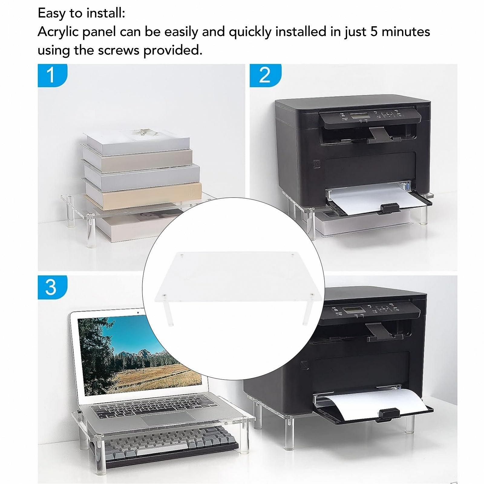 Підставка для ноутбука 8.4 см Акрилова для комп'ютера для організації робочого столу Монітор для телевізора Принтер, фото №3