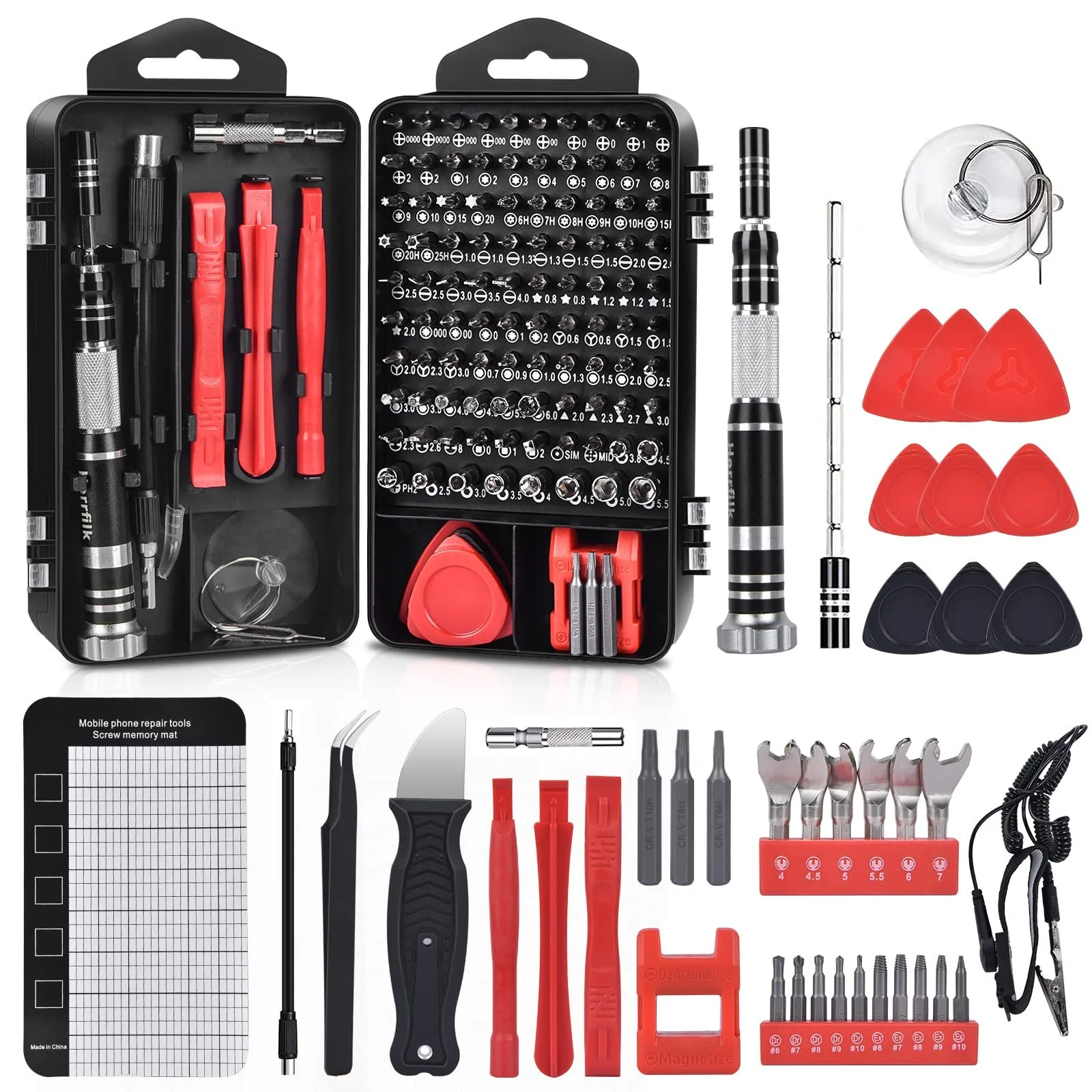 Отвертка Herrfilk Magnetic Precision Set, 140 Piece Mini, фото №1