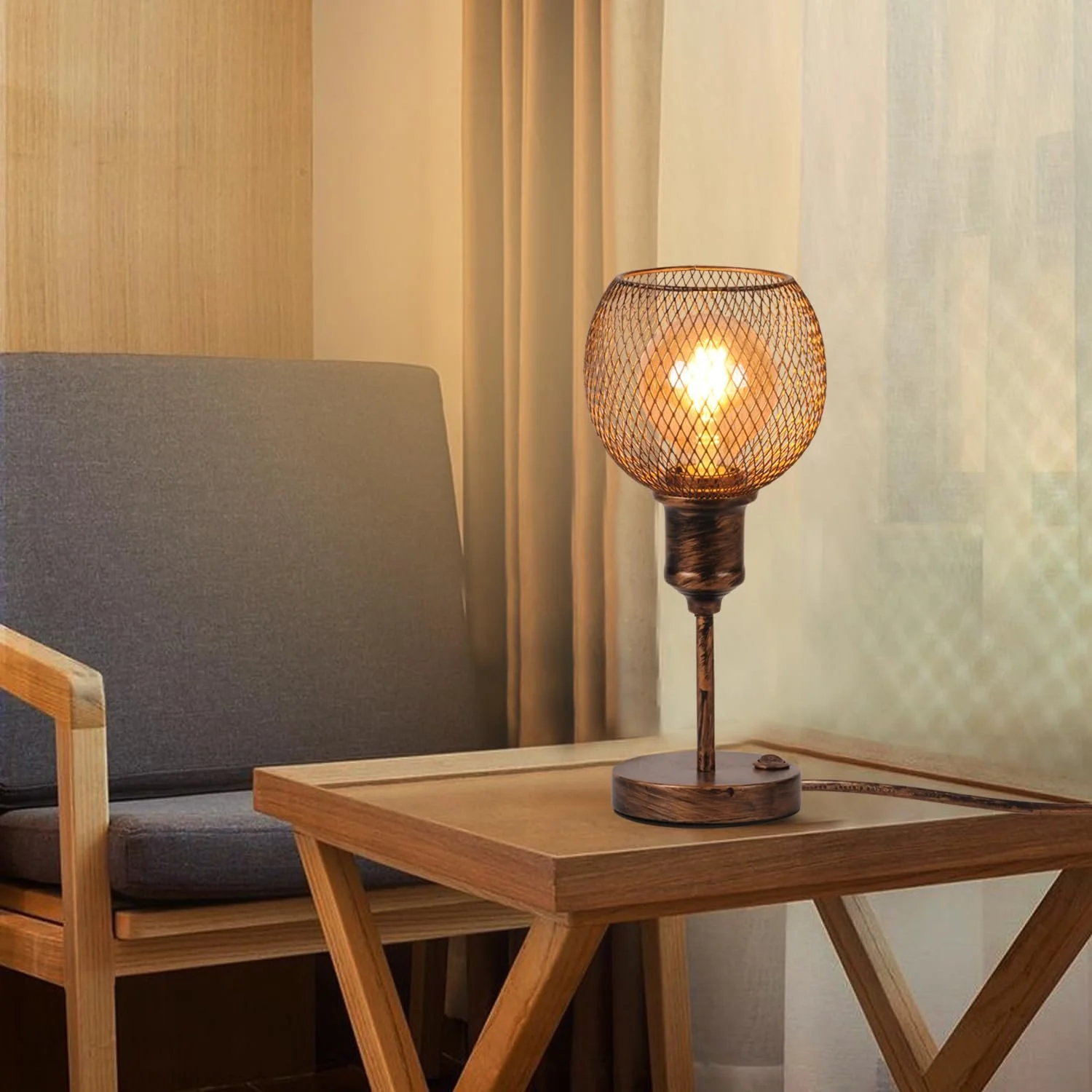 Настільна лампа Retro LED Vintage E27, фото №3