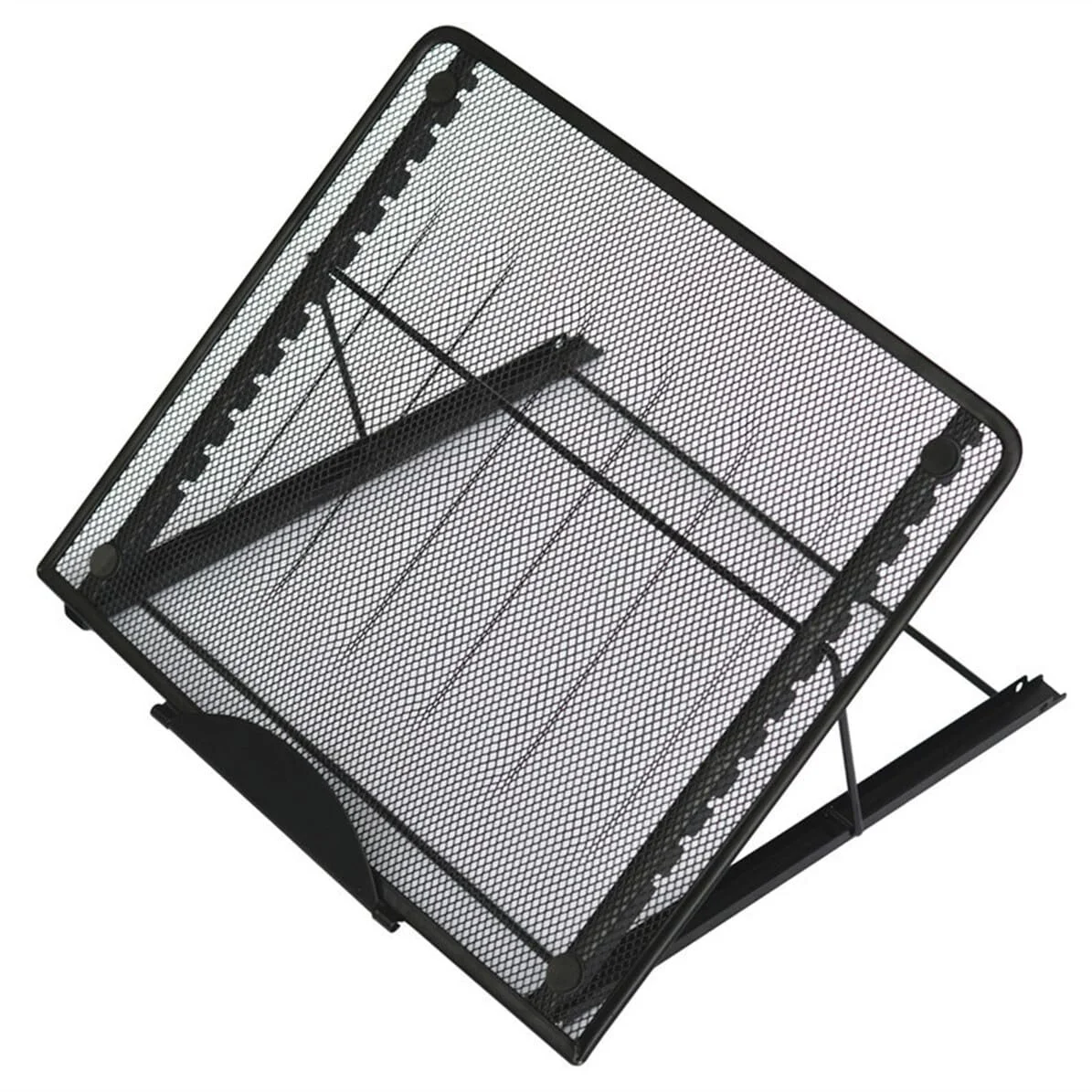 Подставка для планшета/ноутбука складная, регулируемая, многофункциональная, портативная, черная, фото №1 Подставка для планшета/ноутбука складная, регулируемая, многофункциональная, портативная, черная, фото №1