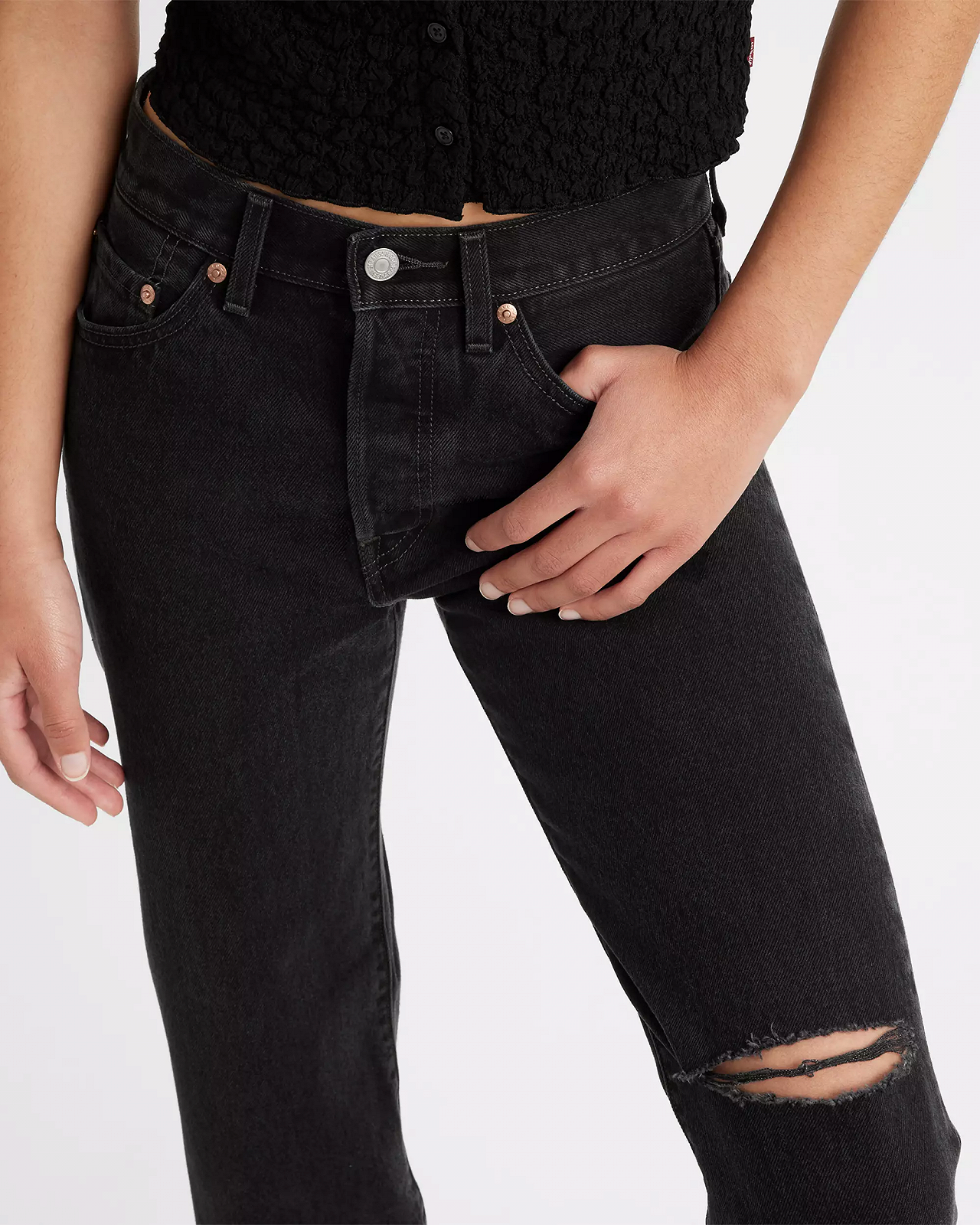 Жіночі джинси Levis - 501 '81 Concrete Ice - Womens - 24, фото №4