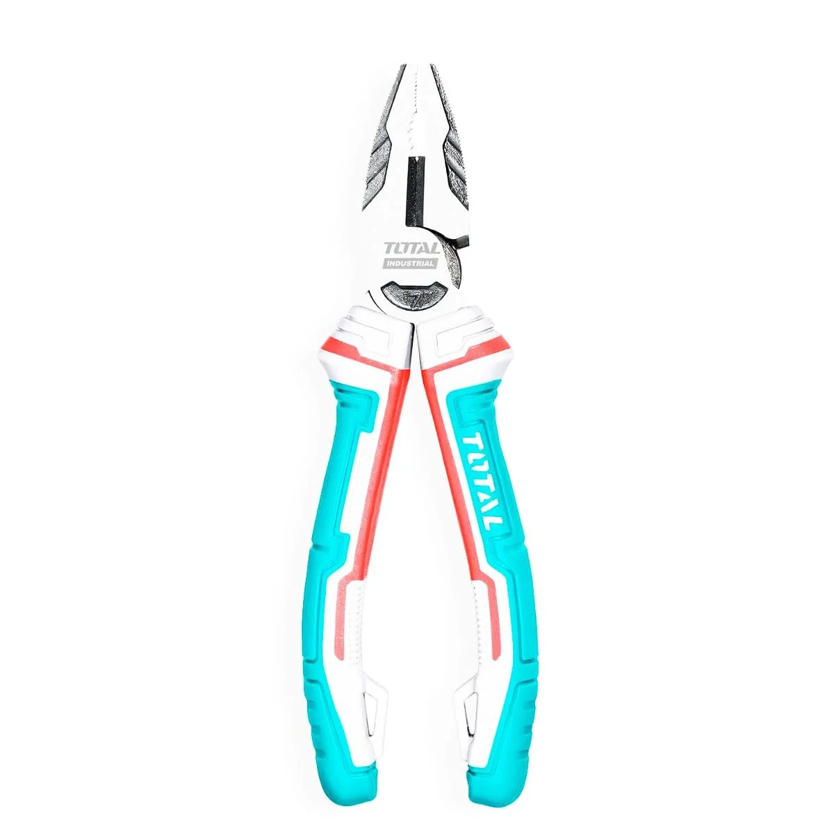 Універсальні плоскогубці TOTAL посилені Хром-ванадій Ергономічна волоконна ручка 180 мм, фото №4