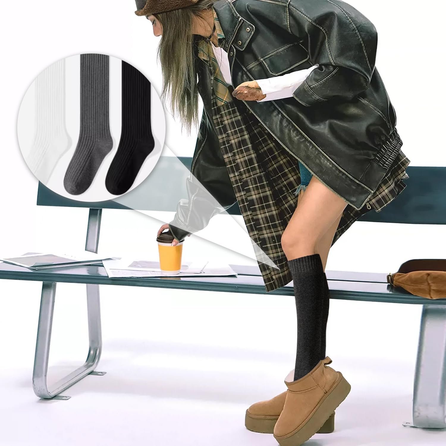 Термоноски Женские (3 пары) Хлопковые для активного отдыха, фото №6