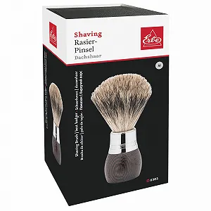Помазок для бритья Erbe Premium Badger с ручкой из дерева венге Серебристый цена на synthetic.ua - Фото 1 Помазок для бритья Erbe Premium Badger с ручкой из дерева венге Серебристый synthetic.ua - Фото 1