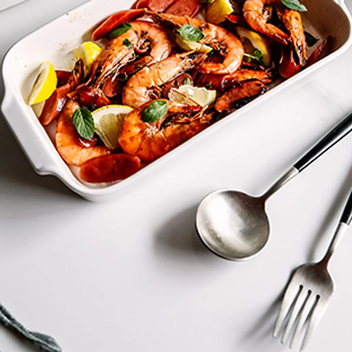 Набор форм для запекания фарфоровых прямоугольных с двойными ручками 2 шт., фото №7