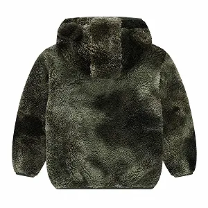 Зимова куртка Kwatieh Boy 24 Baby, дитяча, утеплена, зелена, джинсова synthetic.ua - Фото 1