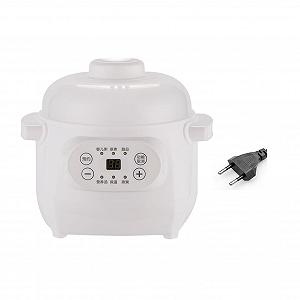 Электрическая тушенка Kelepu 1L 200W Керамическая вставка Универсальная электрическая тушенка для каши, рисового супа - Фото 1