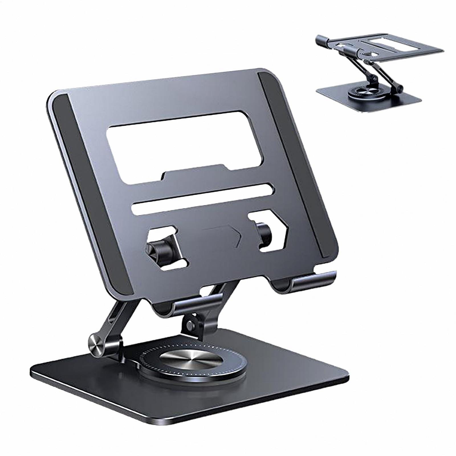 Подставка для компьютера, складная, вращающаяся на 360 градусов, охлаждающая подставка, портативная подставка-подъемник, эргономичная подставка для ноутбука - для смартфонов, ноутбуков, планшетов, дома, колледжа, общежития, школы, путешествий и, фото №6