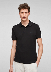 Поло Polo The  REGULAR FIT 130.11.899.13.130.2024581-99A1 s.Oliver Чорний S - Фото 1