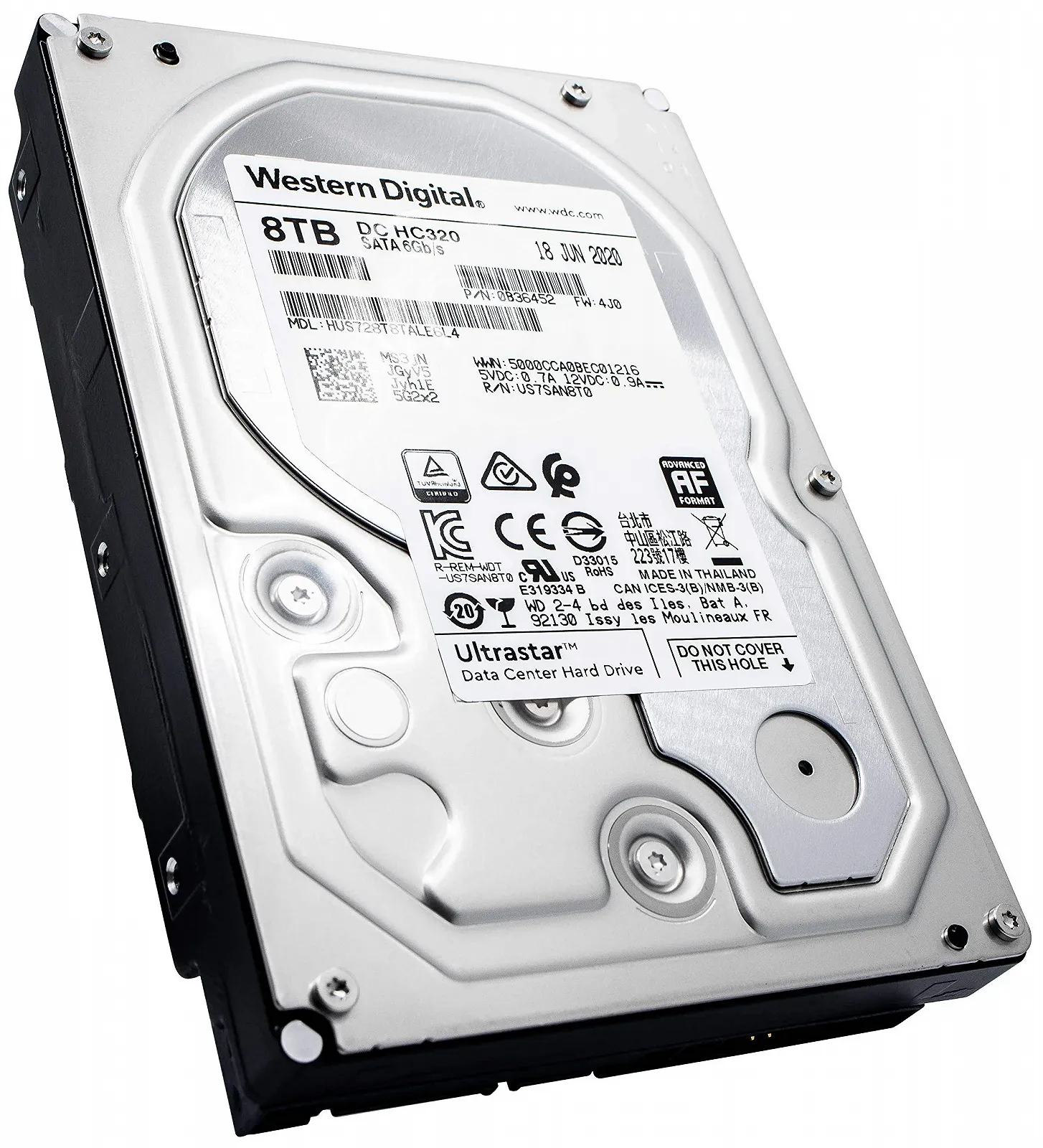 HDD Western Digital Ultrastar DC HA200 1TB 3.5" SATA Internal, фото №2