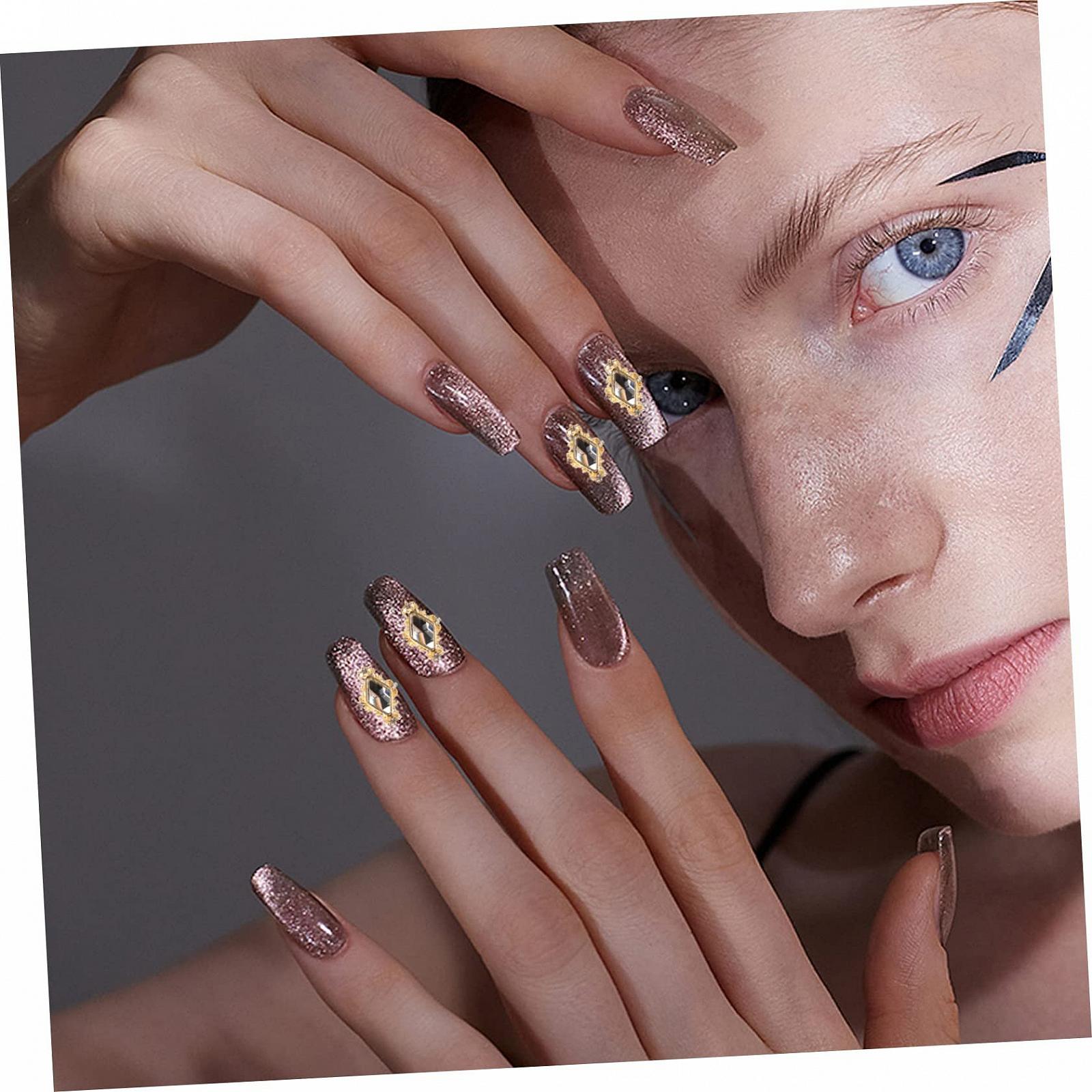 Стразы для ногтей FRCOLOR 60 шт. для творческого маникюра и профессионального использования, фото №8