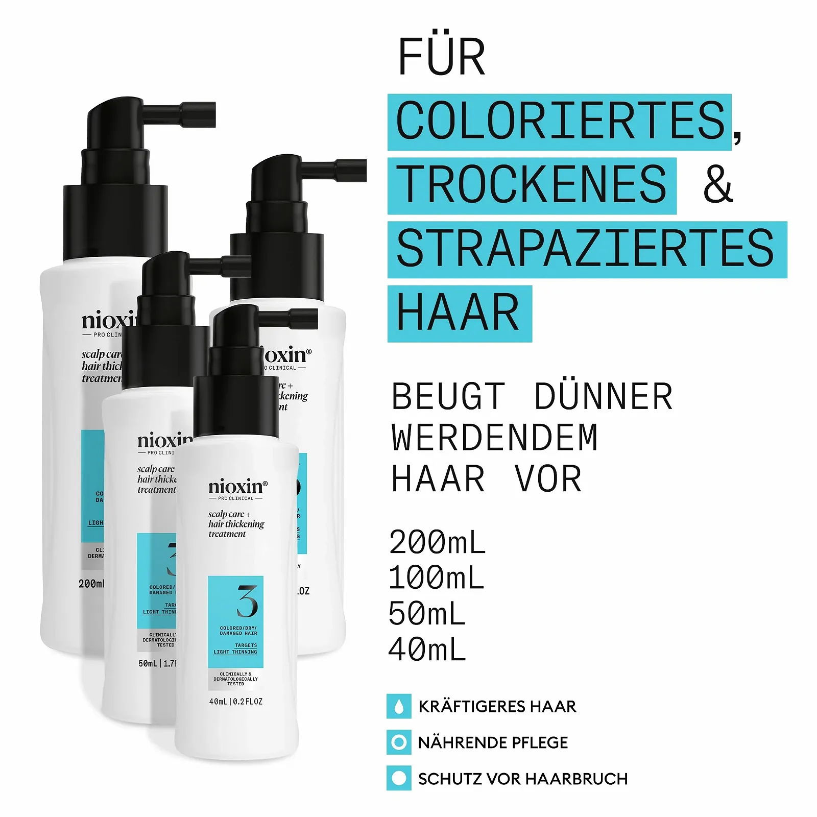 Набір для шкіри голови та волосся Nioxin System 3 для фарбованого, сухого та пошкодженого волосся, фото №2 Набір для шкіри голови та волосся Nioxin System 3 для фарбованого, сухого та пошкодженого волосся, фото №2