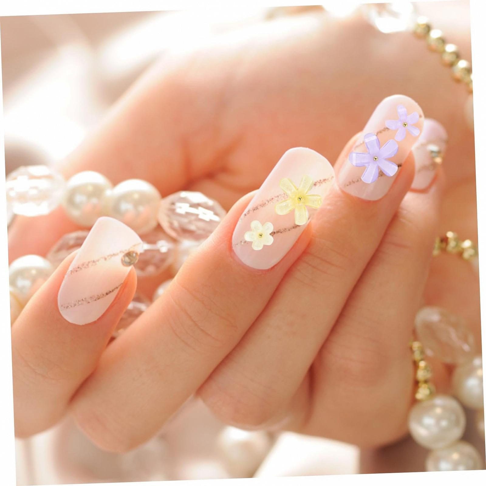 3D Цветы для ногтей Mikinona Пластиковые украшения для маникюра, фото №8