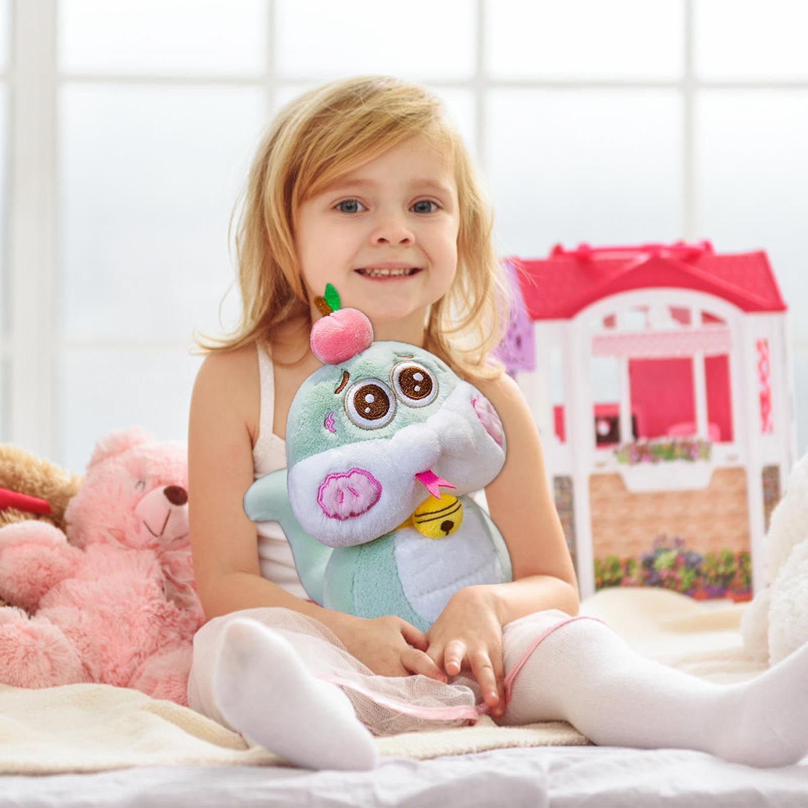 Игрушка плюшевая Змея 2025 11 дюймов Китайская Счастливая змея с милым выражением лица, фото №3