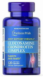 Глюкозамін ходроїтин комплекс Puritan's Pride Glucosamine Chondroitin Complex 250 mg/200 mg 120 caps - Фото 1
