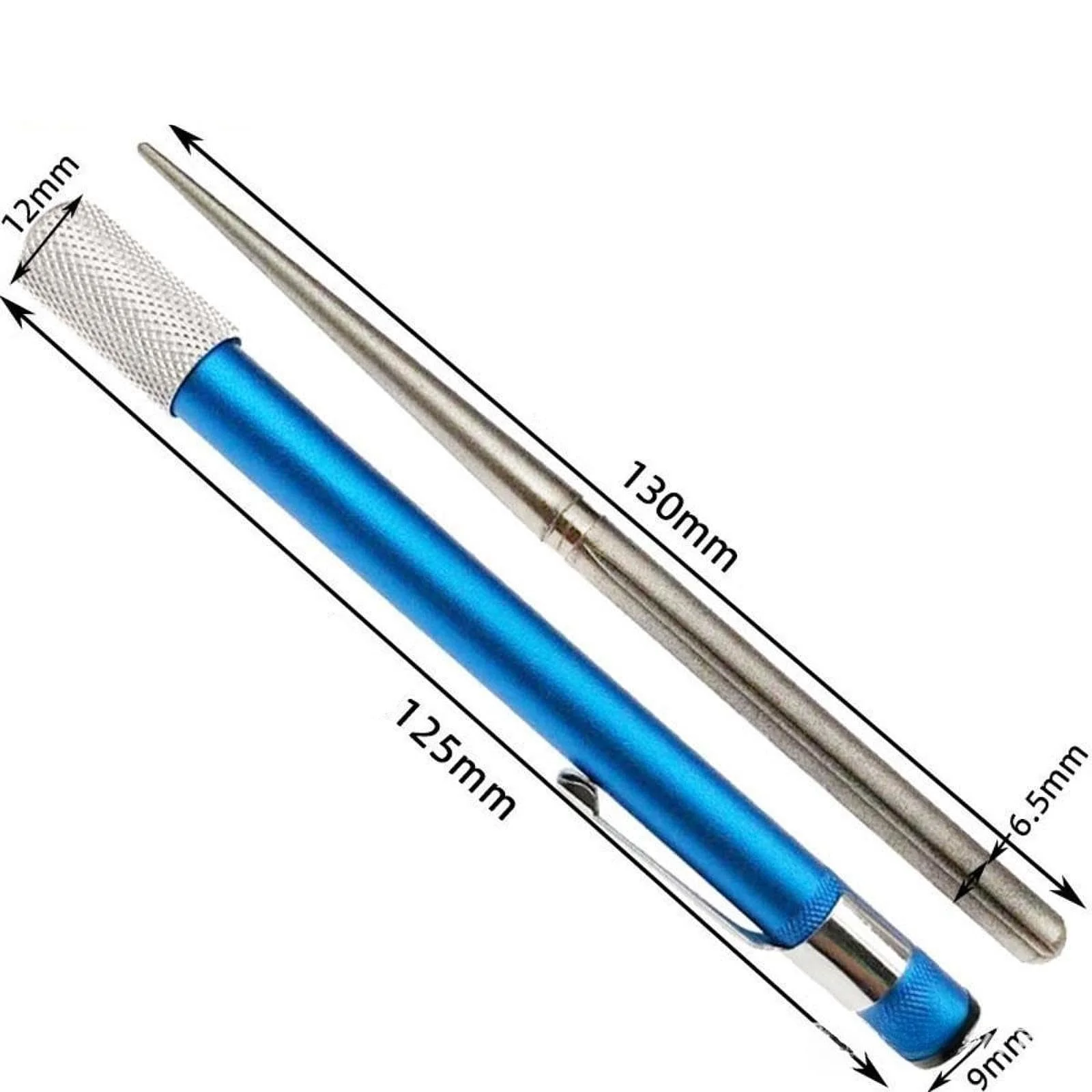 Алмазний мусат Oshhni висувний двосторонній Синій, фото №6