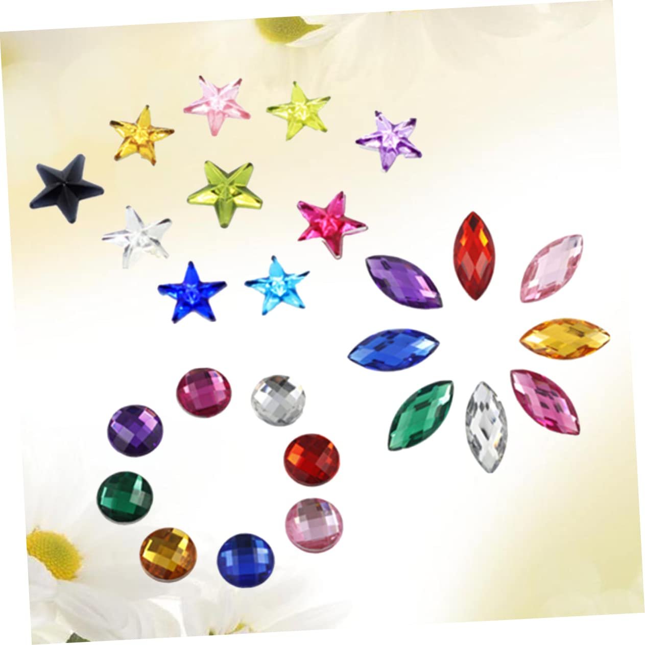 Стрази VILLCASE 900 шт, акрилові для нігтів, фото №8