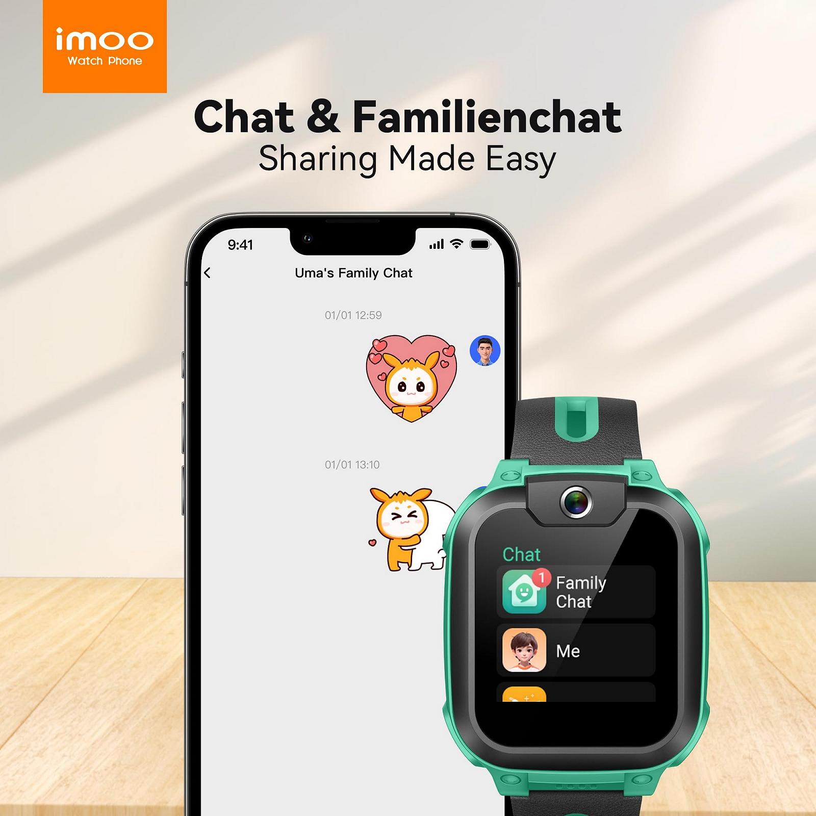 Смарт-часы детские imoo Watch Phone Z1 4G GPS Зеленый, фото №8