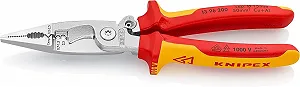 Плоскогубцы Knipex KPX1396200 Изолированные VDE с пружиной synthetic.ua - Фото 1