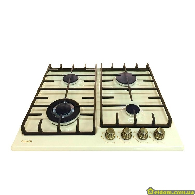 Варочная поверхность Fabiano FHG-R 27-44 VGH-T Ivory, фото №1