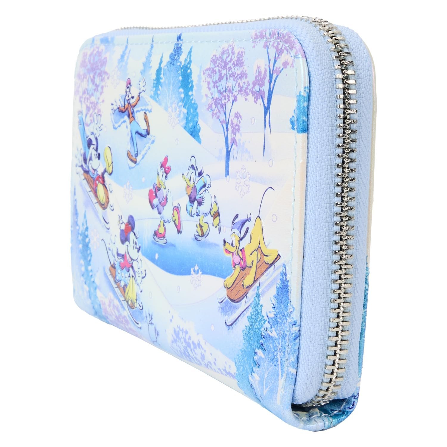 Кошелек Loungefly Disney Mickey and Friends Winter Wonderland Zip Around - Разноцветный, разноцветный, фото №2
