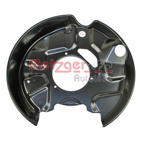 Захисний кожух гальмівного диска METZGER 6115101 задня вісь зліва для MERCEDES-BENZ, фото №2 Захисний кожух гальмівного диска METZGER 6115101 задня вісь зліва для MERCEDES-BENZ, фото №2