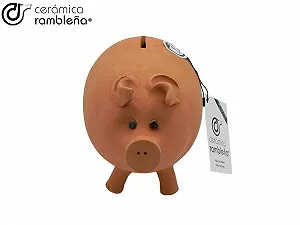 Скарбничка Cerámica Rambleño Traditional з глини ручної роботи 14х9х11 см 0.4 кг synthetic.ua - Фото 1