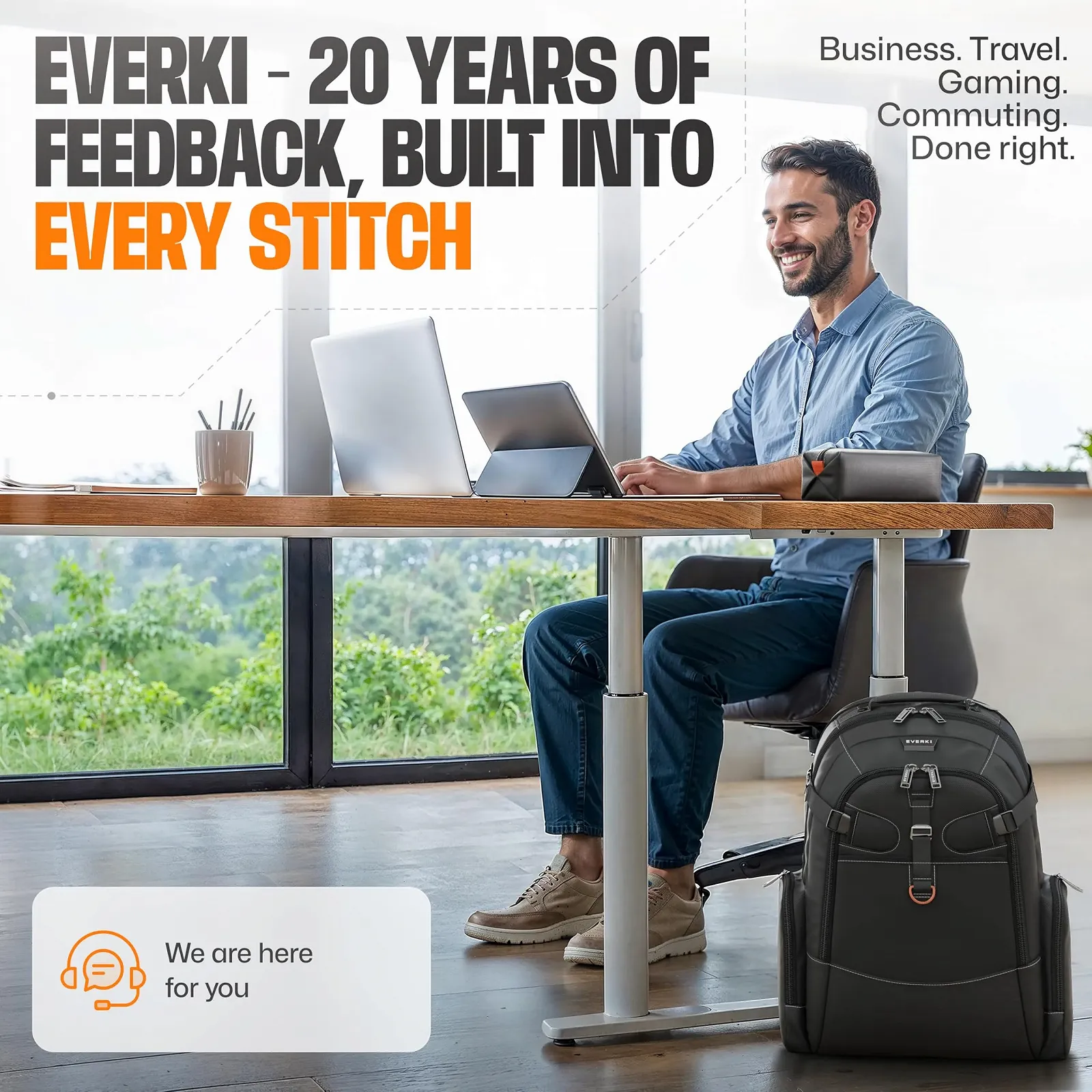 Рюкзак для ноутбука Everki Titan 18.4" (46.74 см) чорний, фото №7 Рюкзак для ноутбука Everki Titan 18.4" (46.74 см) чорний, фото №7