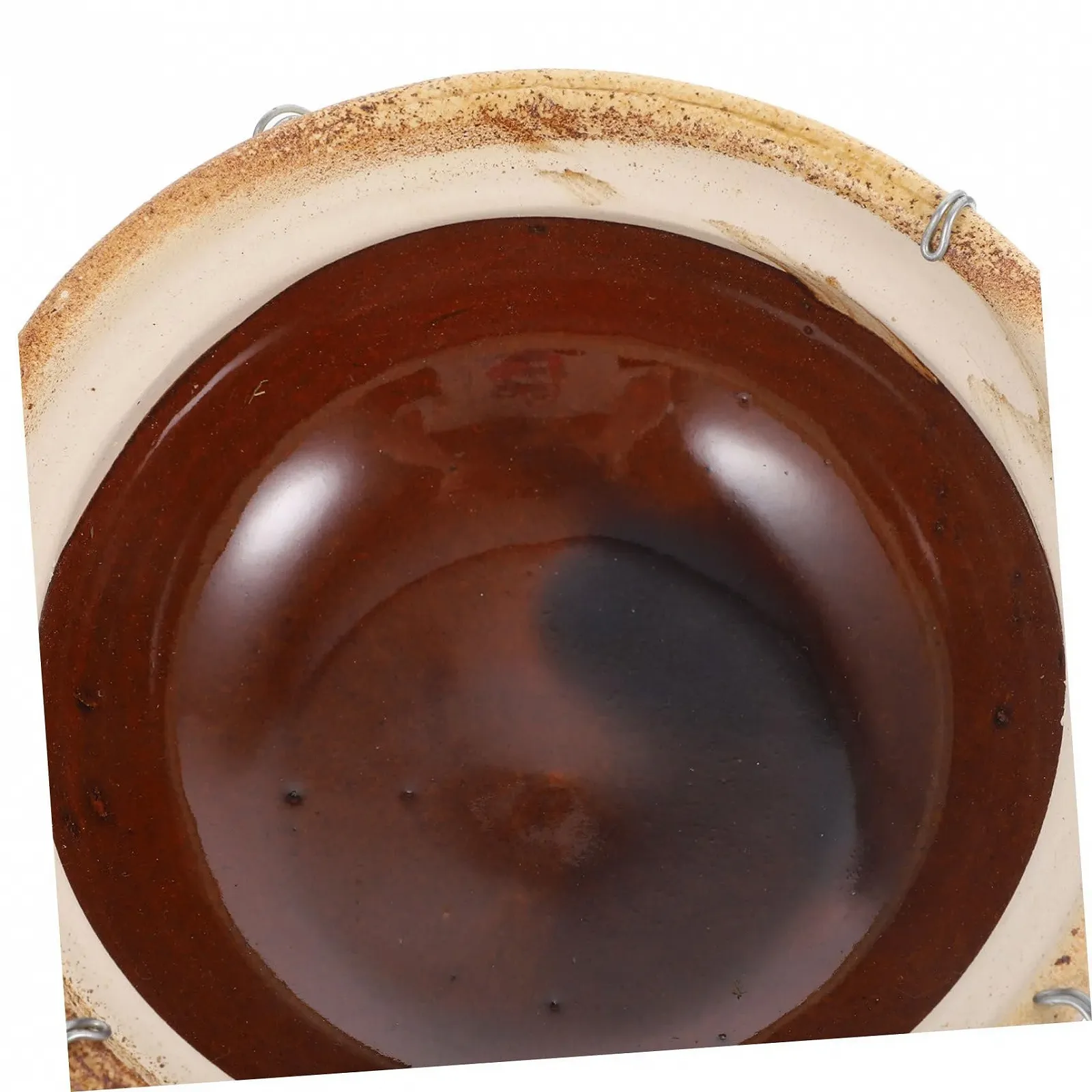 Кастрюля из глины с ручкой 0,5 л, фото №5