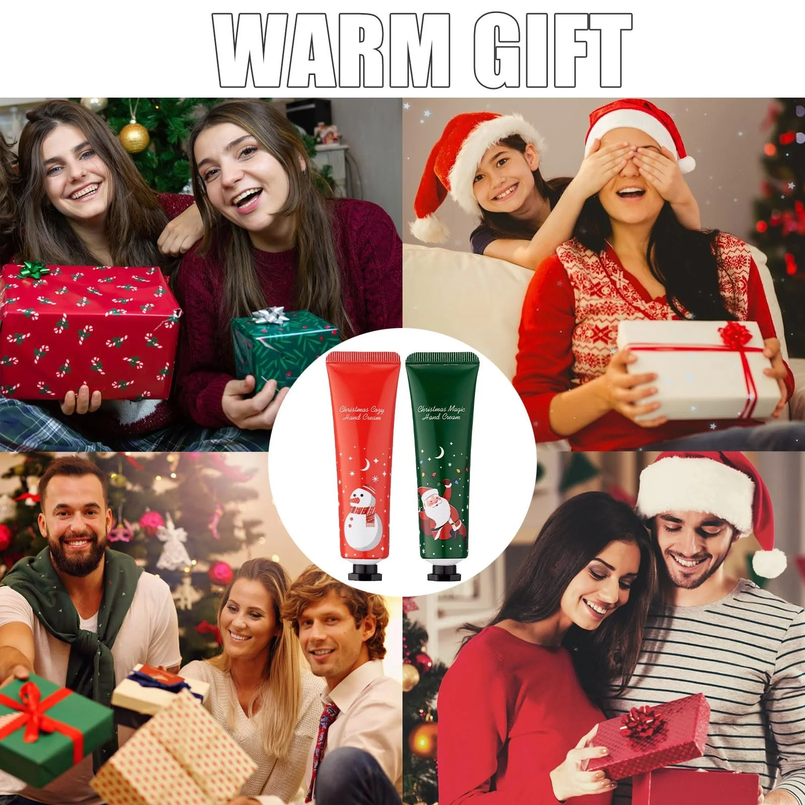 Набор кремов для рук Мини-крем для рук, 2 шт Увлажняющий крем Ароматизированный крем Рождественский крем для рук Подарок для женщин, фото №8