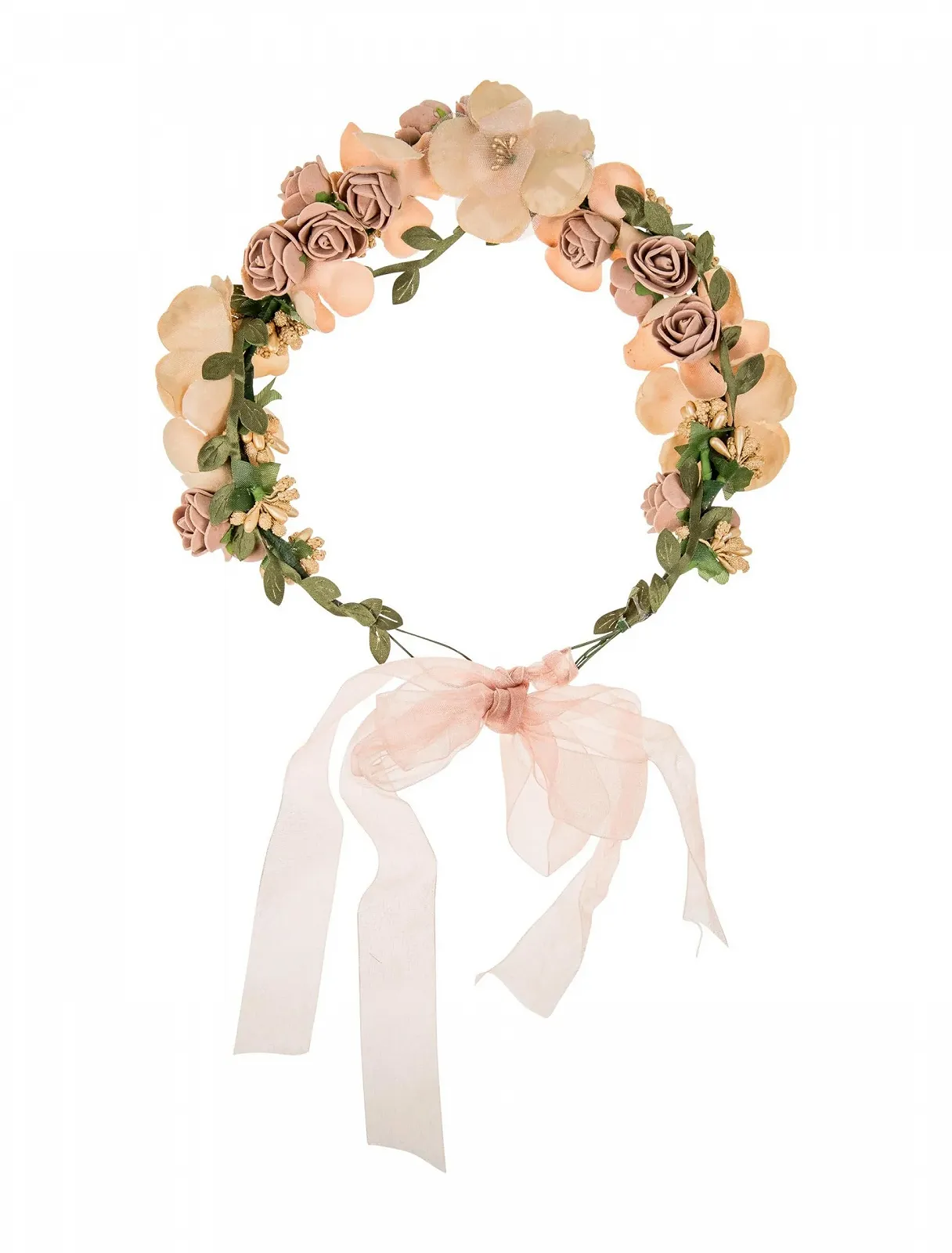 Венок для волос Цветок Шампань, фото №1