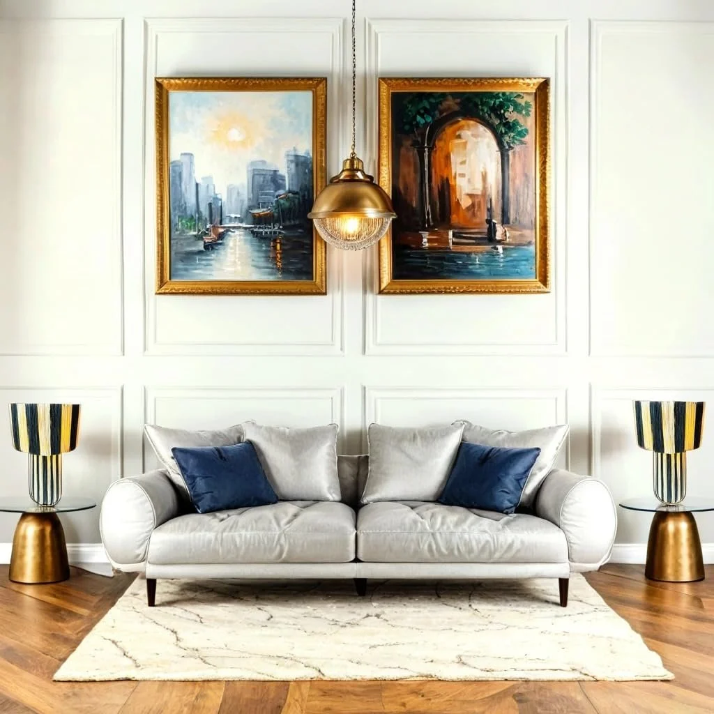 Настільна лампа Marrakech Morjana 42 см Рафія Бохо E27 Бежево-чорна, фото №5