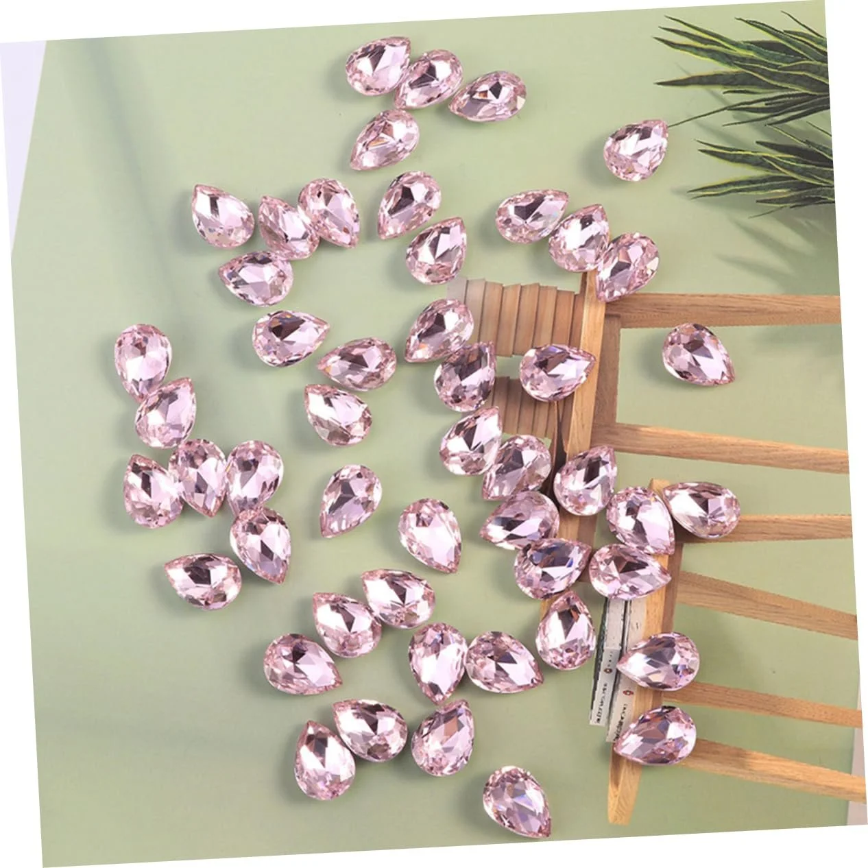 Підвіска Скляна Крапля NUOBESTY 150 шт. для одягу, виготовлення виробів своїми руками, виготовлення ювелірних виробів, аксесуари товари для рукоділля, легкі та міцні, фото №4