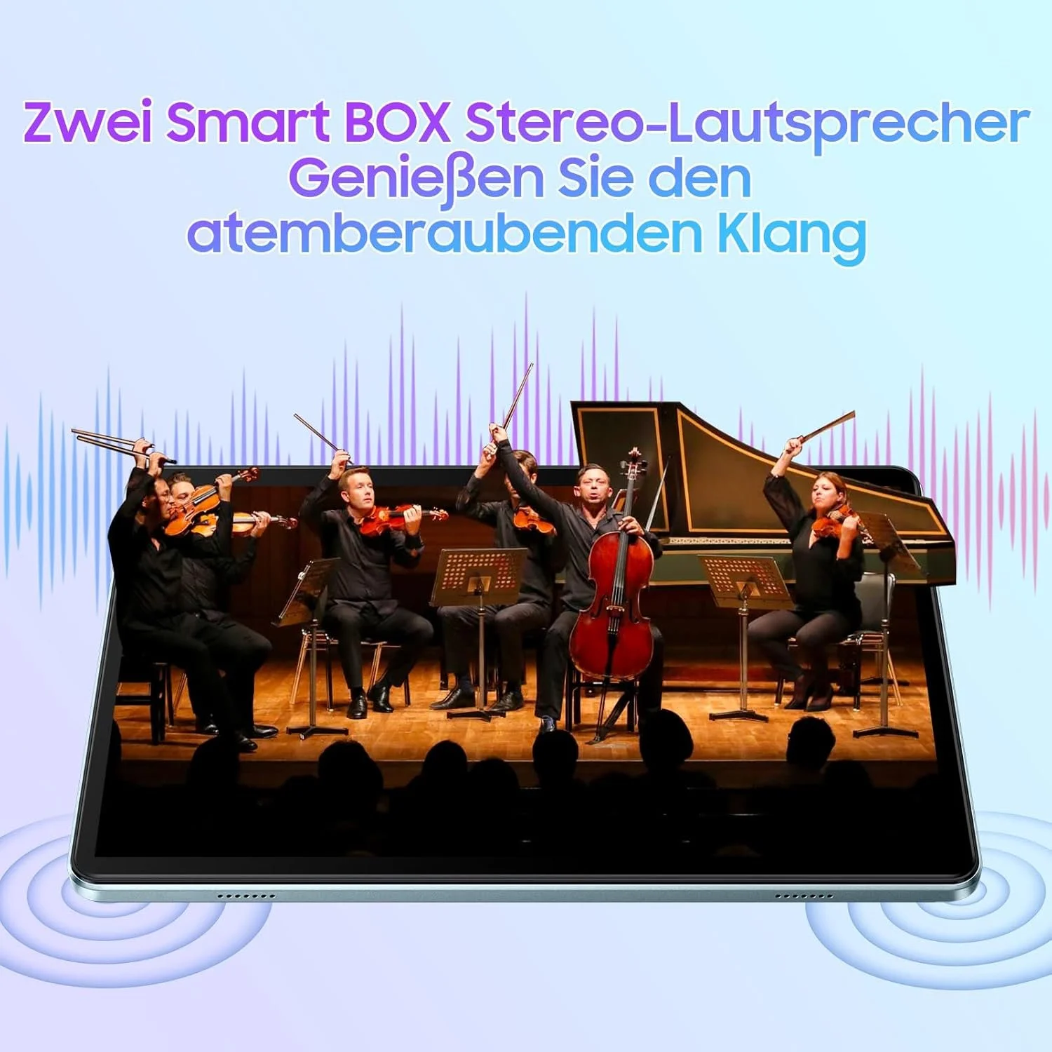 Планшет 10.1" Blackview Tab 30 Wi-Fi 2+4/64Gb 8 ядер Android 13 5100 mAh Блакитний, фото №3