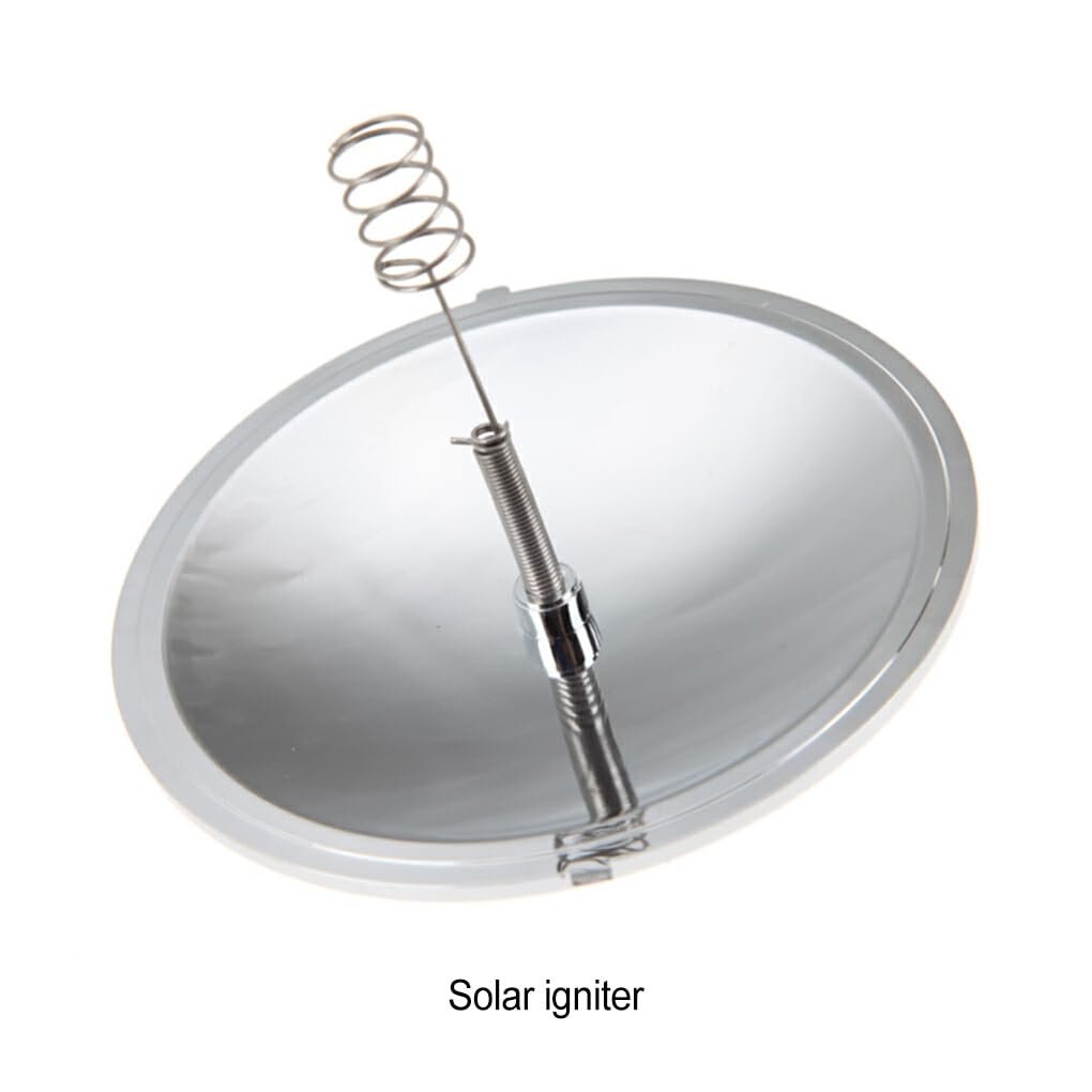 Набір для виживання Outdoor Camping Lighting Set, сонячна іскрова запальничка, компактний розмір, легкий пластик, фото №6