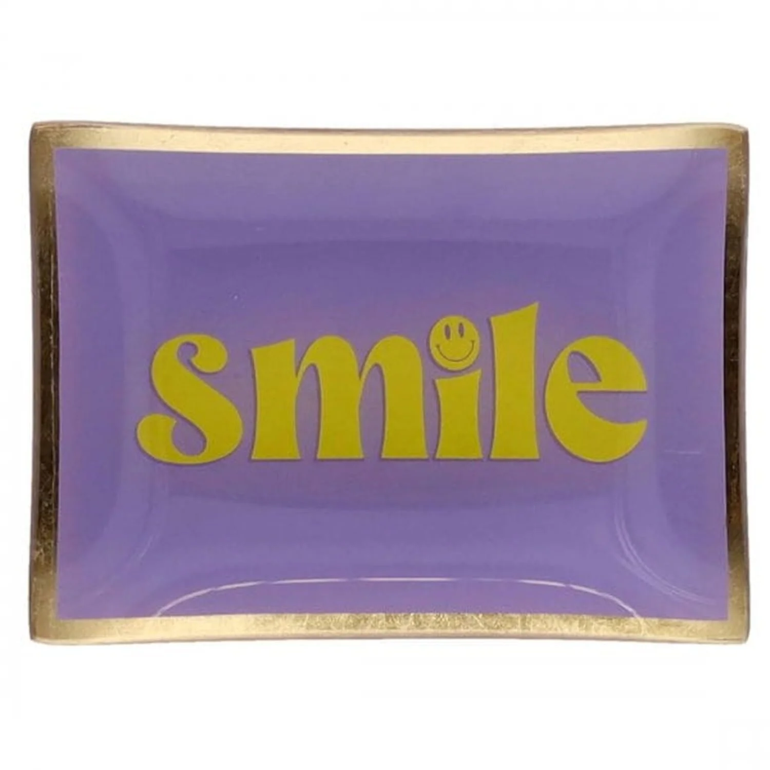 Тарілка Gift Company Love Plates Скло Середня Smile, фото №1