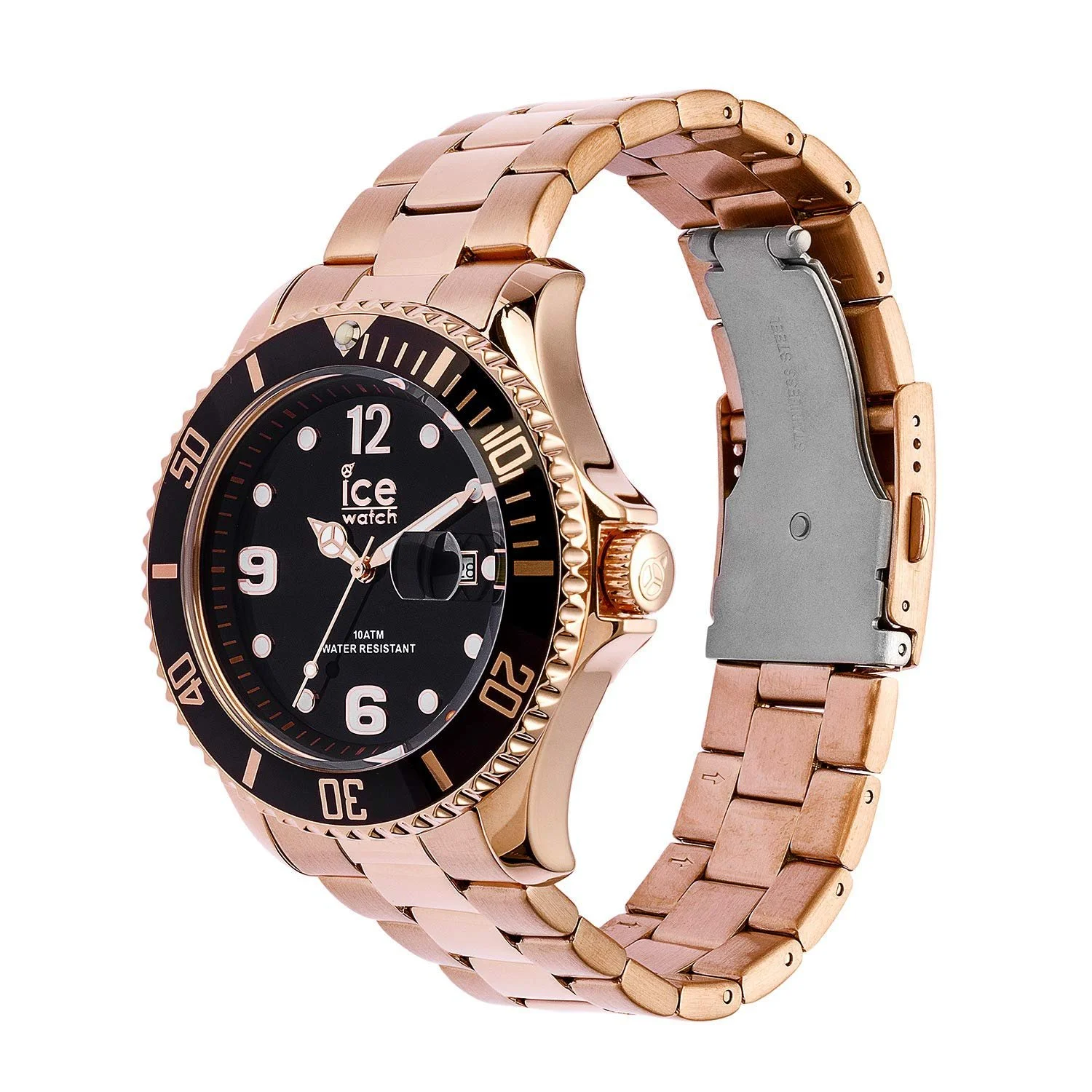 Годинник Ice-Watch ICE Steel Rose Gold Золотий рожевий Чоловічий з металевим ремінцем 016764 (Large), фото №2 Годинник Ice-Watch ICE Steel Rose Gold Золотий рожевий Чоловічий з металевим ремінцем 016764 (Large), фото №2