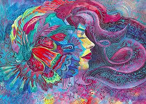 Пазл Lais Puzzle Impossible Very Difficult Psychedelic Colours 2000 деталей synthetic.ua - Фото 1