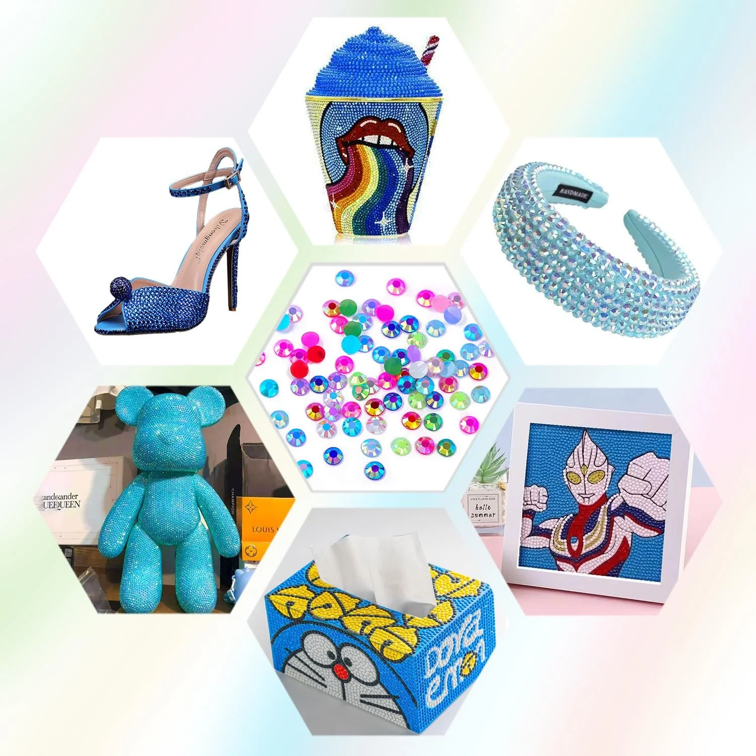 Стразы Смола SS10 3 мм, цвет Jet, фото №4