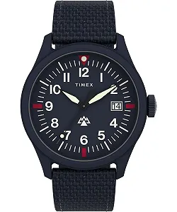 Мужские Аналоговые Часы Timex Expedition North Traprock, синий, Minimalist - Фото 1