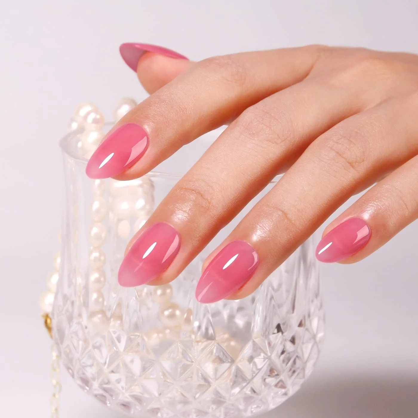 Гель-лак Imtiti Розовый Полупрозрачный 15 мл, фото №2