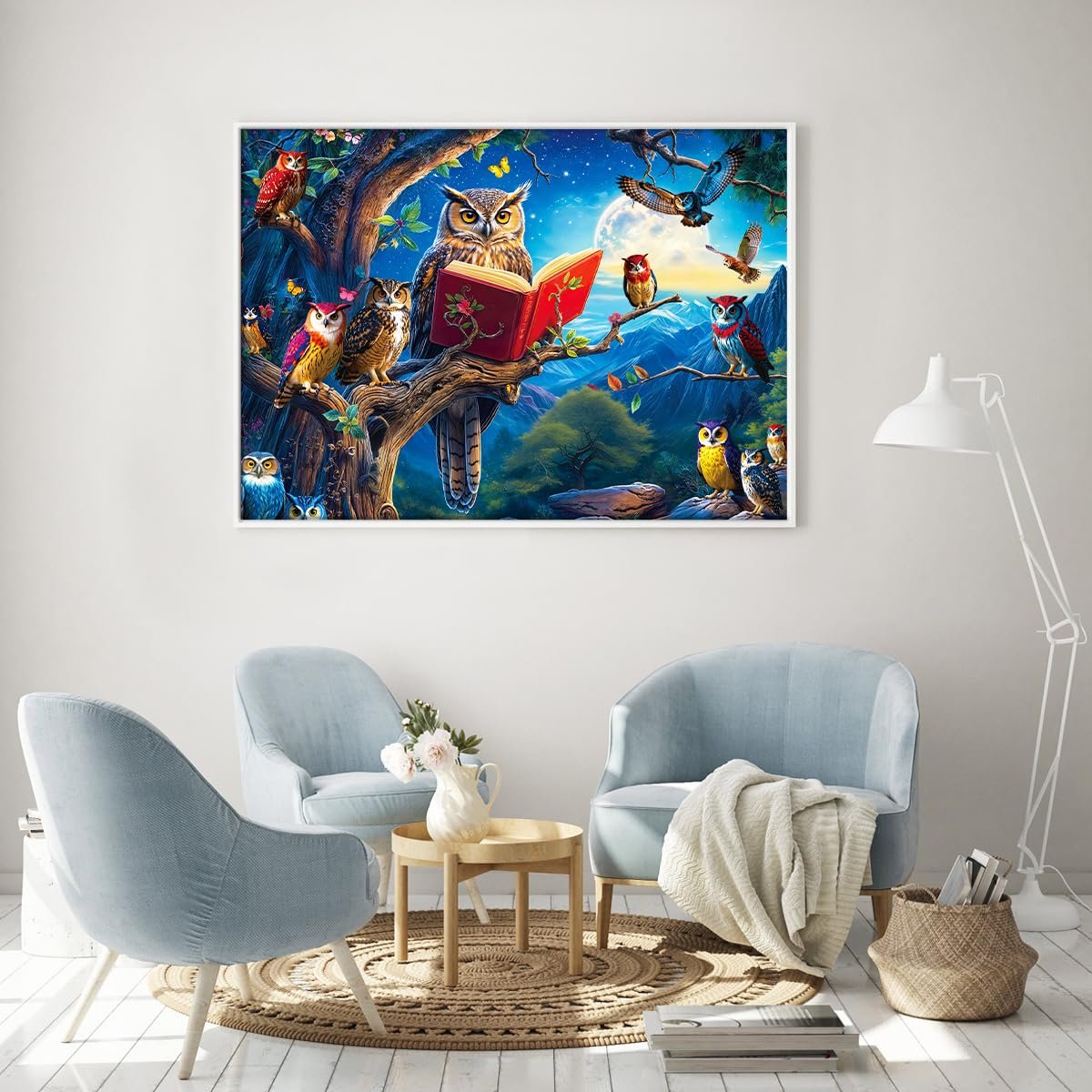 Пазл 500 деталей Різнокольорові дельфіни 49 x 35 см, фото №2