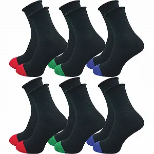 Носки Женские GAWILO (6 пар) Черный ++, размер 35-38 - Фото 1