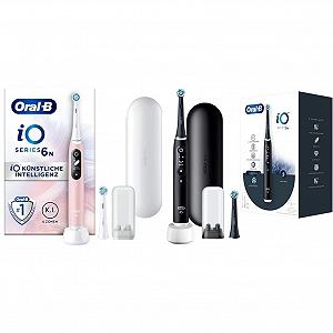 Зубная электрощетка Oral-B iO Series 6 Sensitive Edition Розовый песок и iO Series 6 Черная лава - Фото 1
